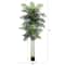 9ft. Potted Green Artificial Double Golden Cane Palm Tree